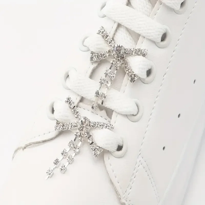 Schoen sieraad Strikje strass