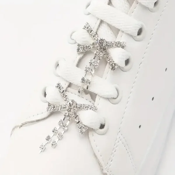 Schoen sieraad Strikje strass