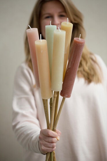 Fakkel XL op bamboestok - 11 kleuren