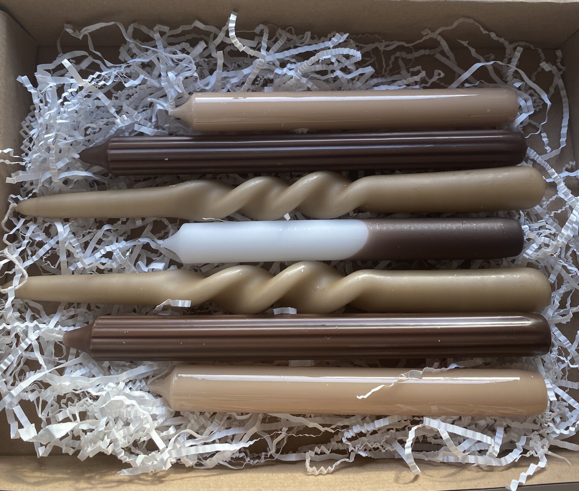 Kaarsen set / Caramel