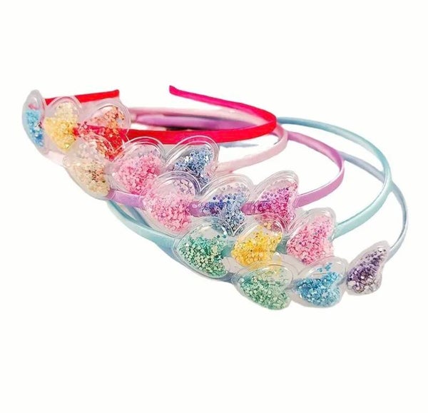 Hartjes haarband - 5 kleuren