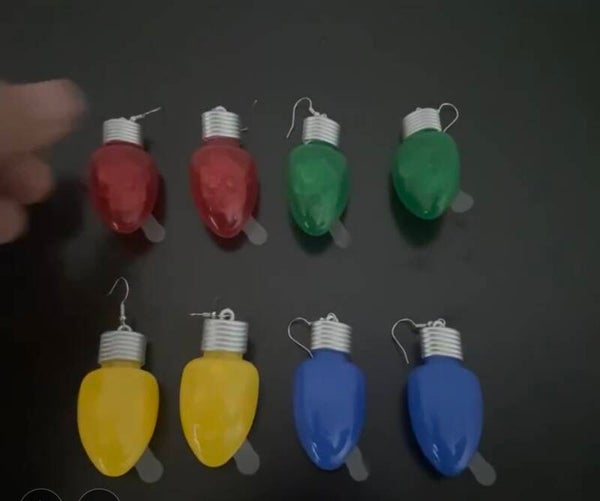 Kerst lampje - met verlichting- 4 kleuren