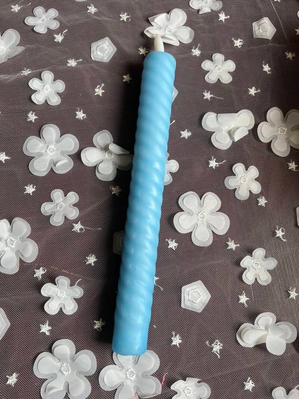 LED kaars (incl. batterijen) - Blue Lagoon