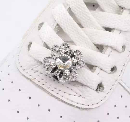 Schoen sieraad Diamond bling Bloem - 2 kleuren