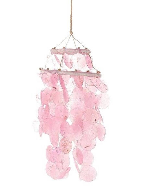 Hang chandelier Zensa - Rose en Wit