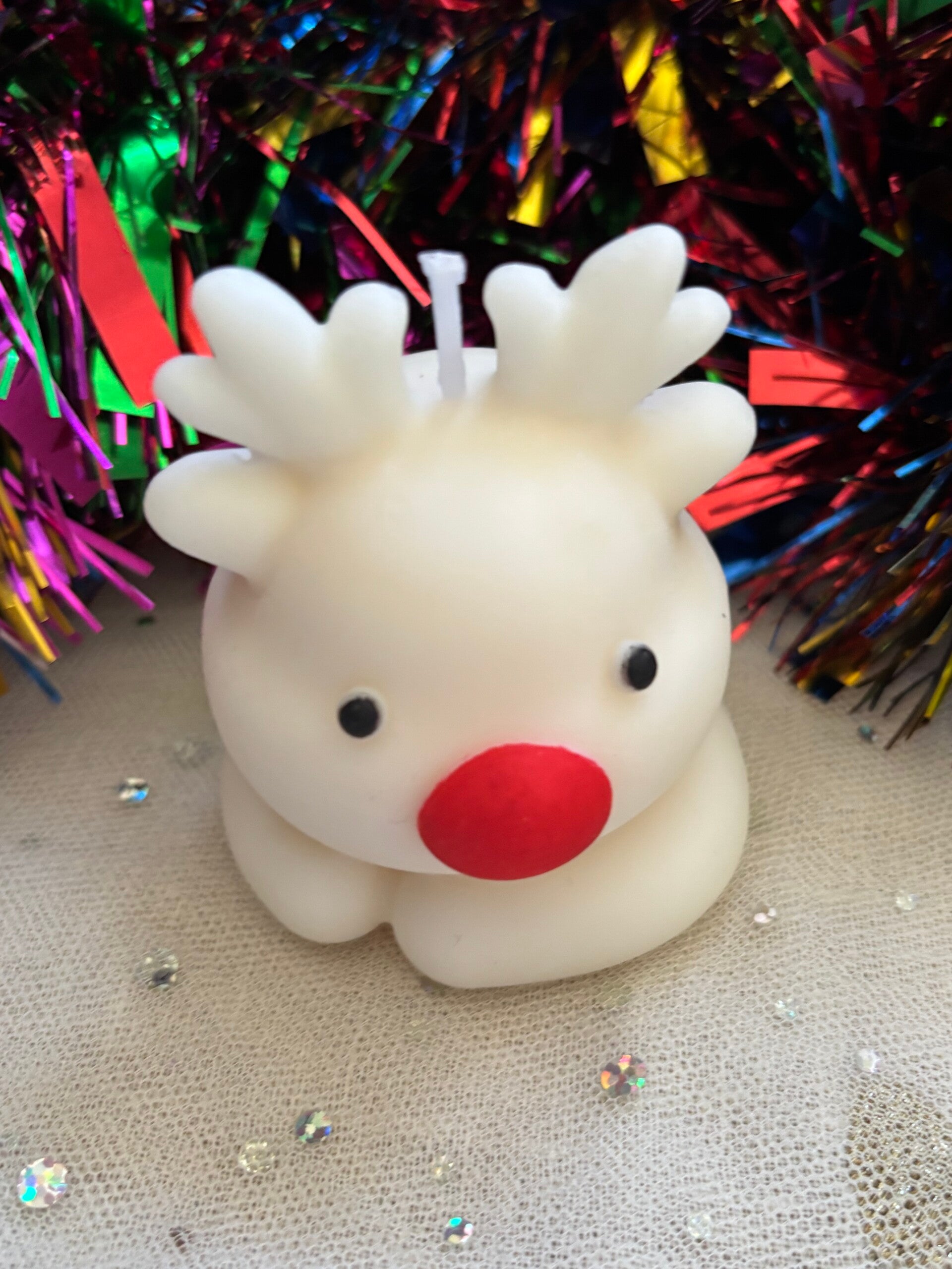 Rendier met rode neus