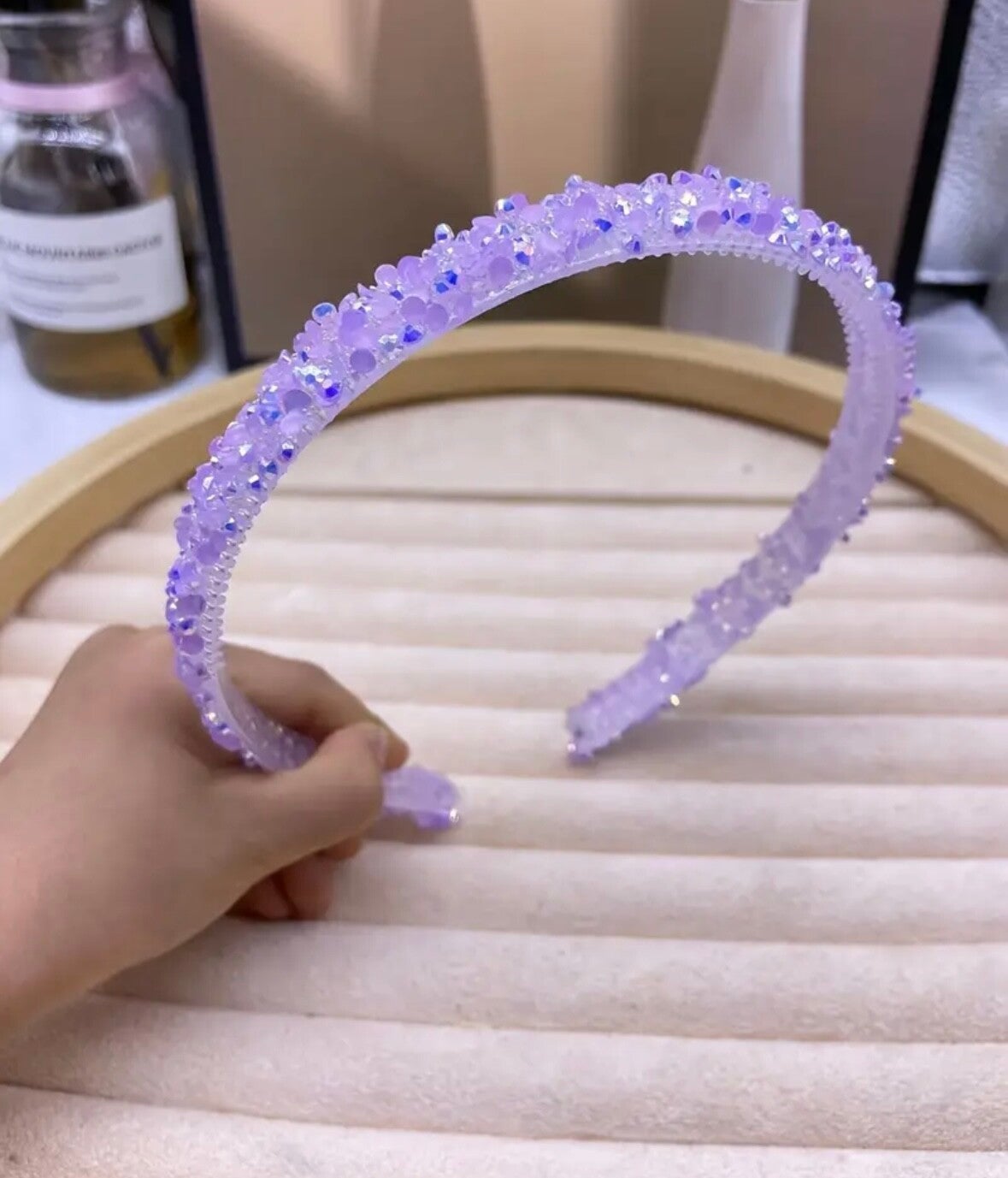 Haarband Kristal - Paars