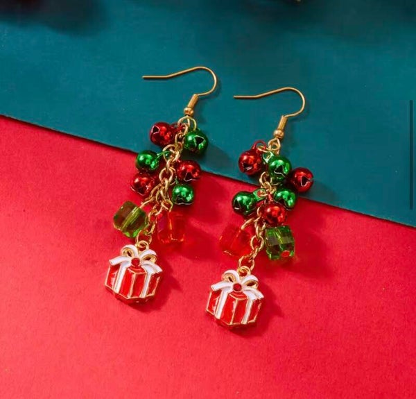 Oorbellen Kerstkadootje