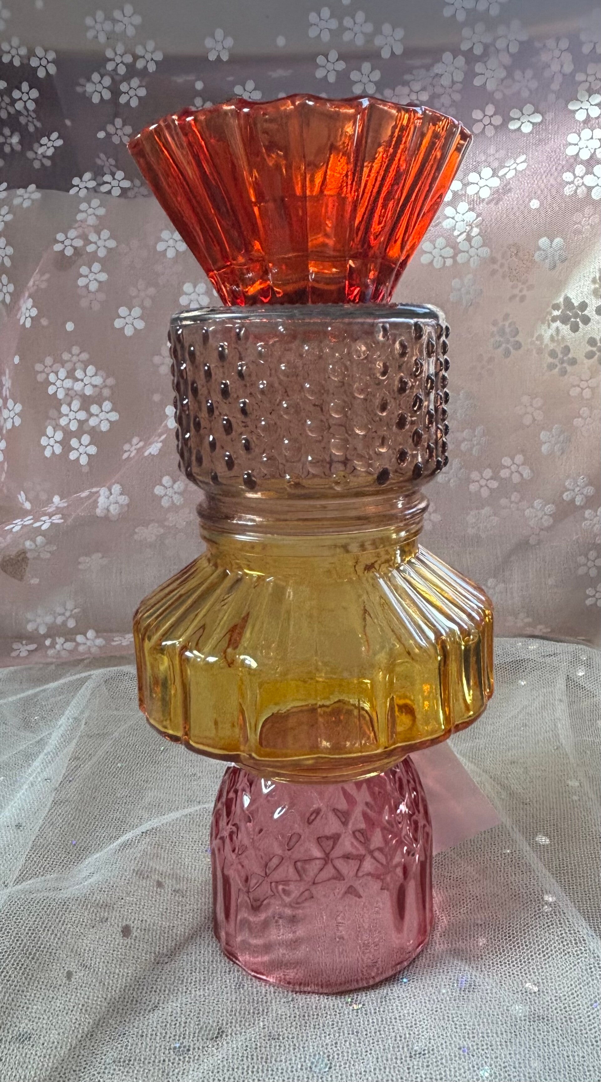 Glazen kandelaar Candlestick