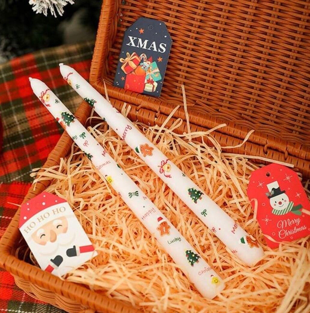 Dinerkaars Figuur & Tekst - Wit - Per stuk