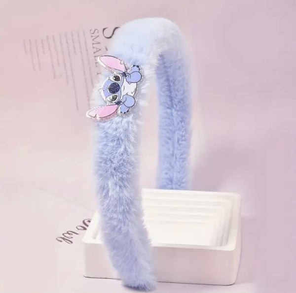 Haarband Stich - Pluche - Blauw en Roze