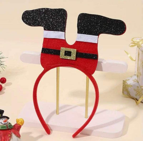 Haarband Upside down Santa
