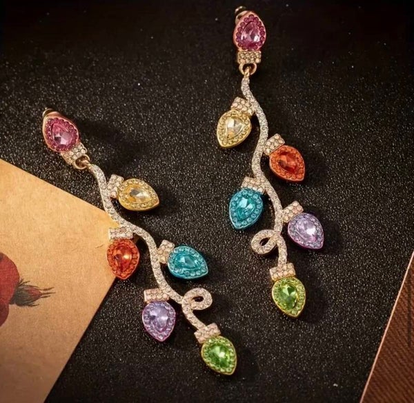 Oorbellen Kerstboomlichtjes