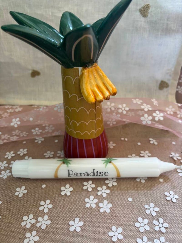 Dinerkaars Paradise - Palmboom gekleurd