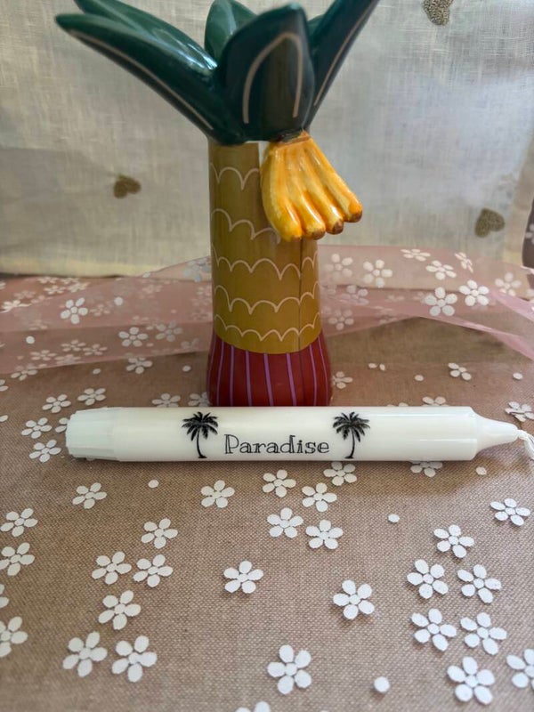 Dinerkaars Paradise - Palmboom zwart