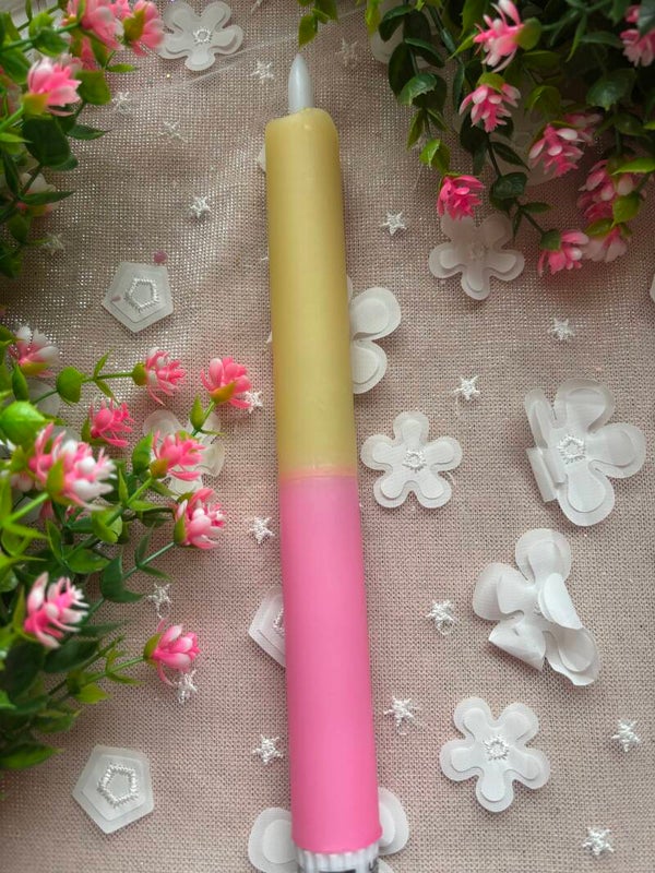 LED kaars (incl. batterijen) - Cheese cake