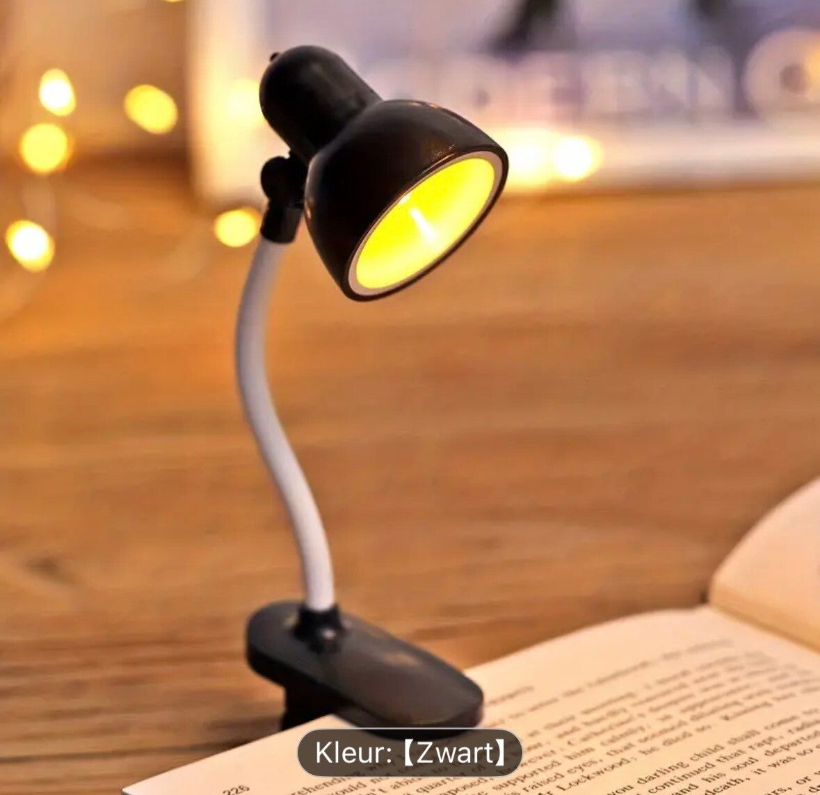 Leeslampje - Zwart