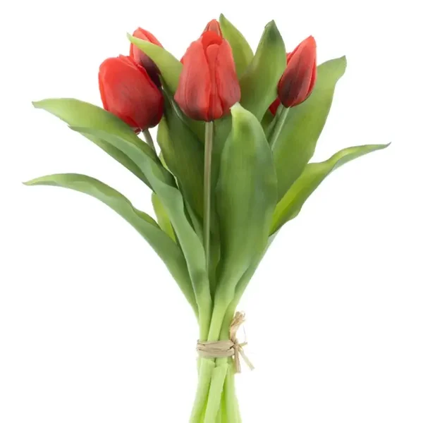Real touch Vermeer tulp Sally - 7 stuks - Rood