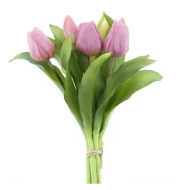 Real touch Vermeer tulp Sally - 7 stuks - Mauve