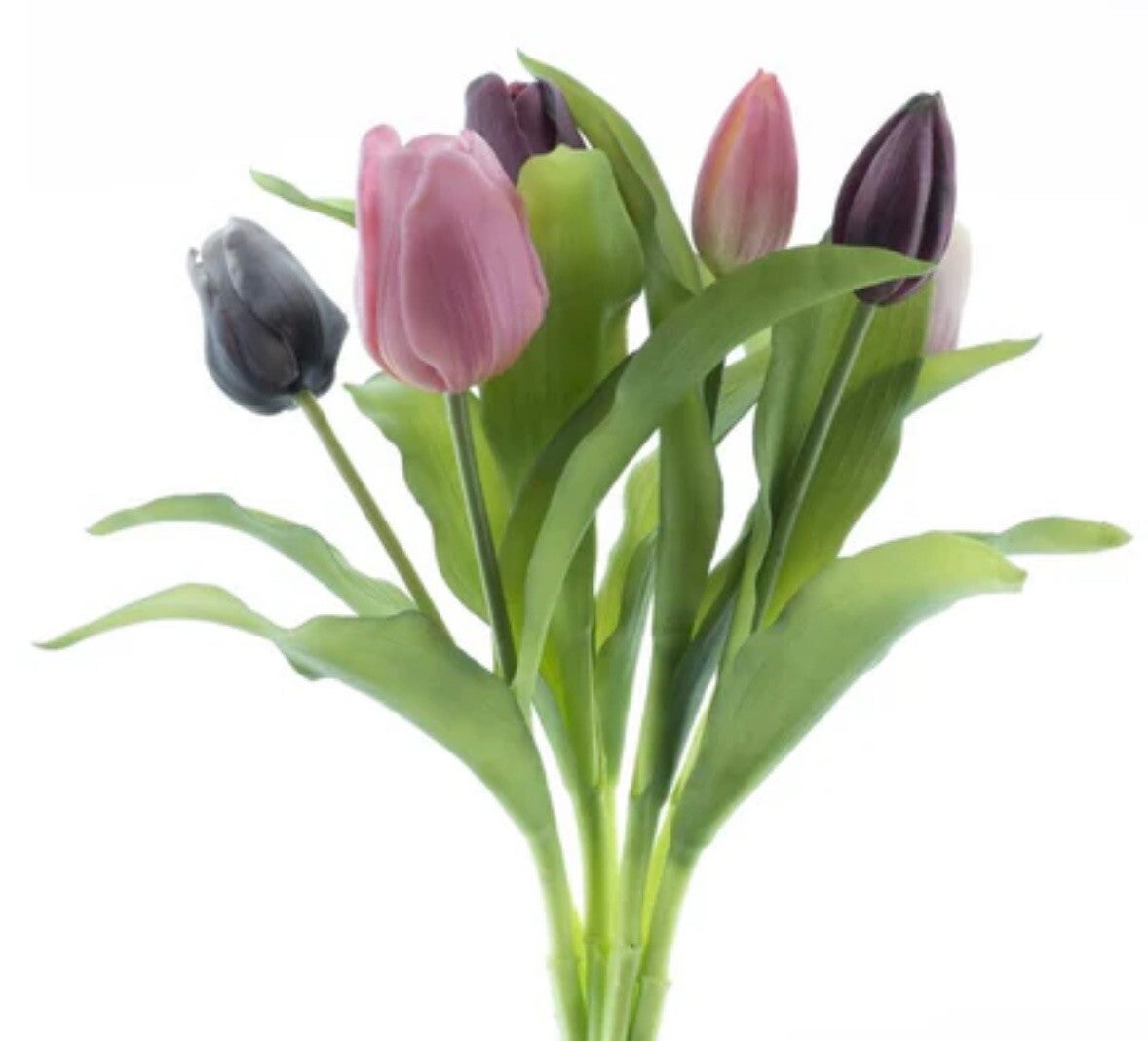 Real touch Vermeer tulp Sally - 7 stuks - Mauve