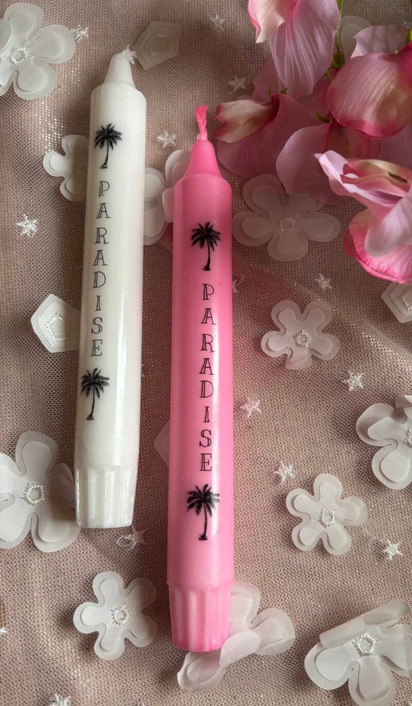 Dinerkaars Paradise - Palmboom zwart - verticaal