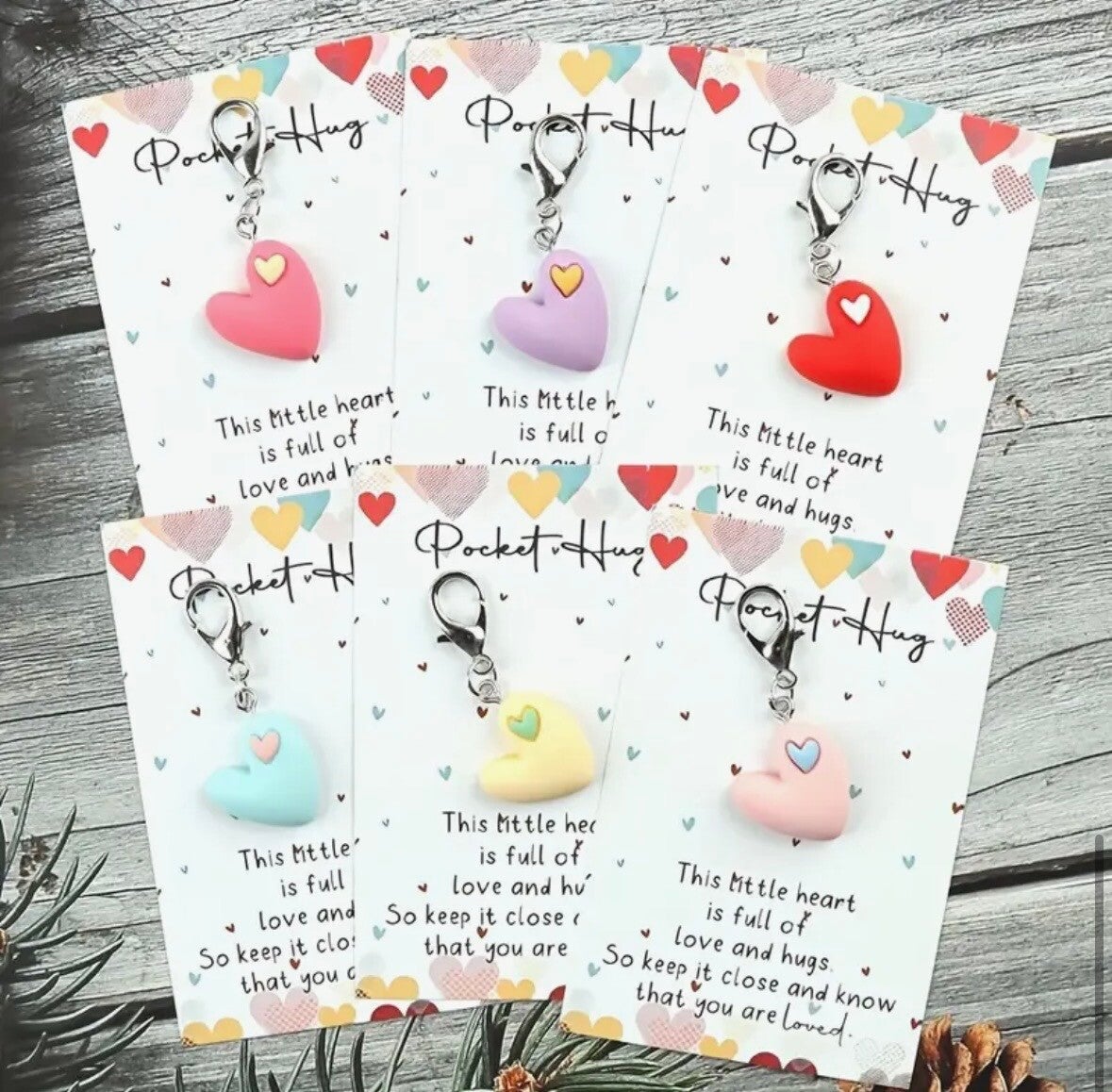 Pocket hug Hart - Pastel