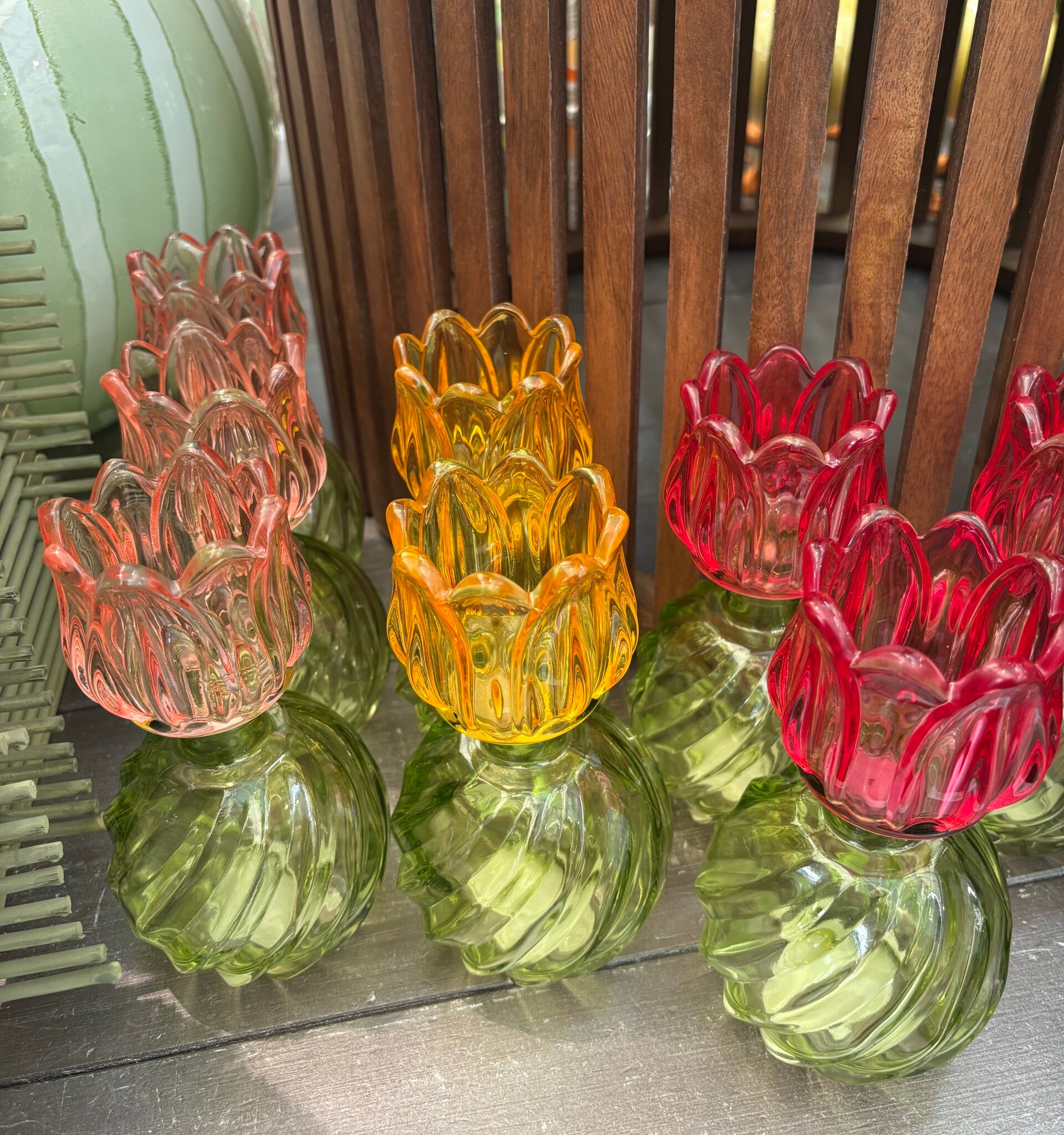 Waxinelichthouder/Vaasje FlowerPower