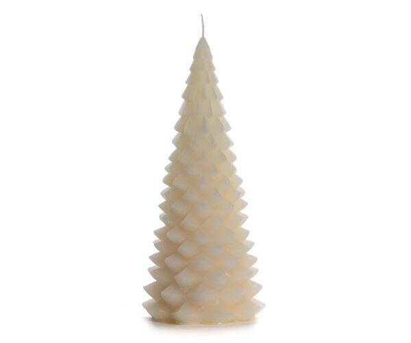 Kerstboom kaars - 13,5 x 30 cm - 7 kleuren