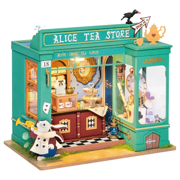 Robotime Alice's Tea Store