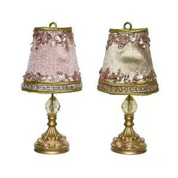 Kerstbal Schemerlamp - Roze