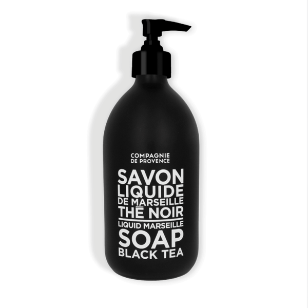 Liquid Marseille Soap Black Tea - 495 ml en 1000 ml