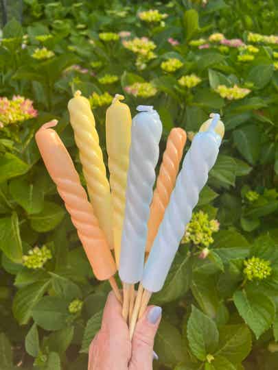 Mini Fakkels - Per stuk - Versch. kleuren