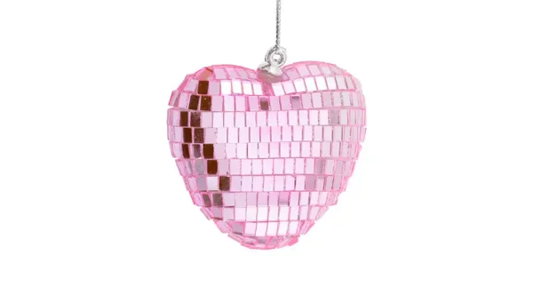 Kersthanger Disco hart - 3 kleuren