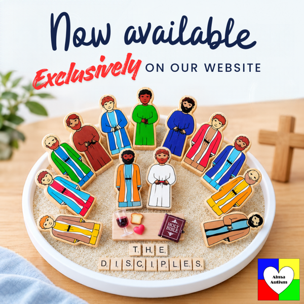 Jesus & The 12 Disciples Wooden Figures Set
