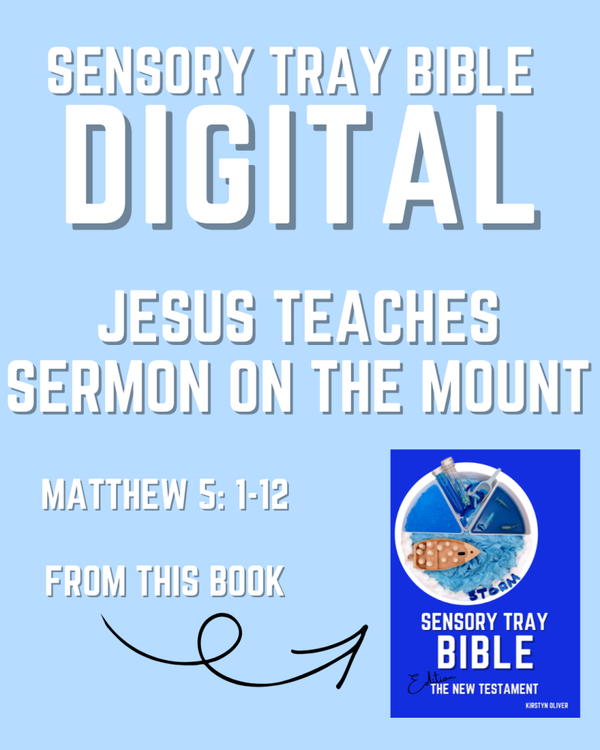 Jesus teaches, Sermon on the Mount (MATTHEW 5: 1-12) DIGITAL