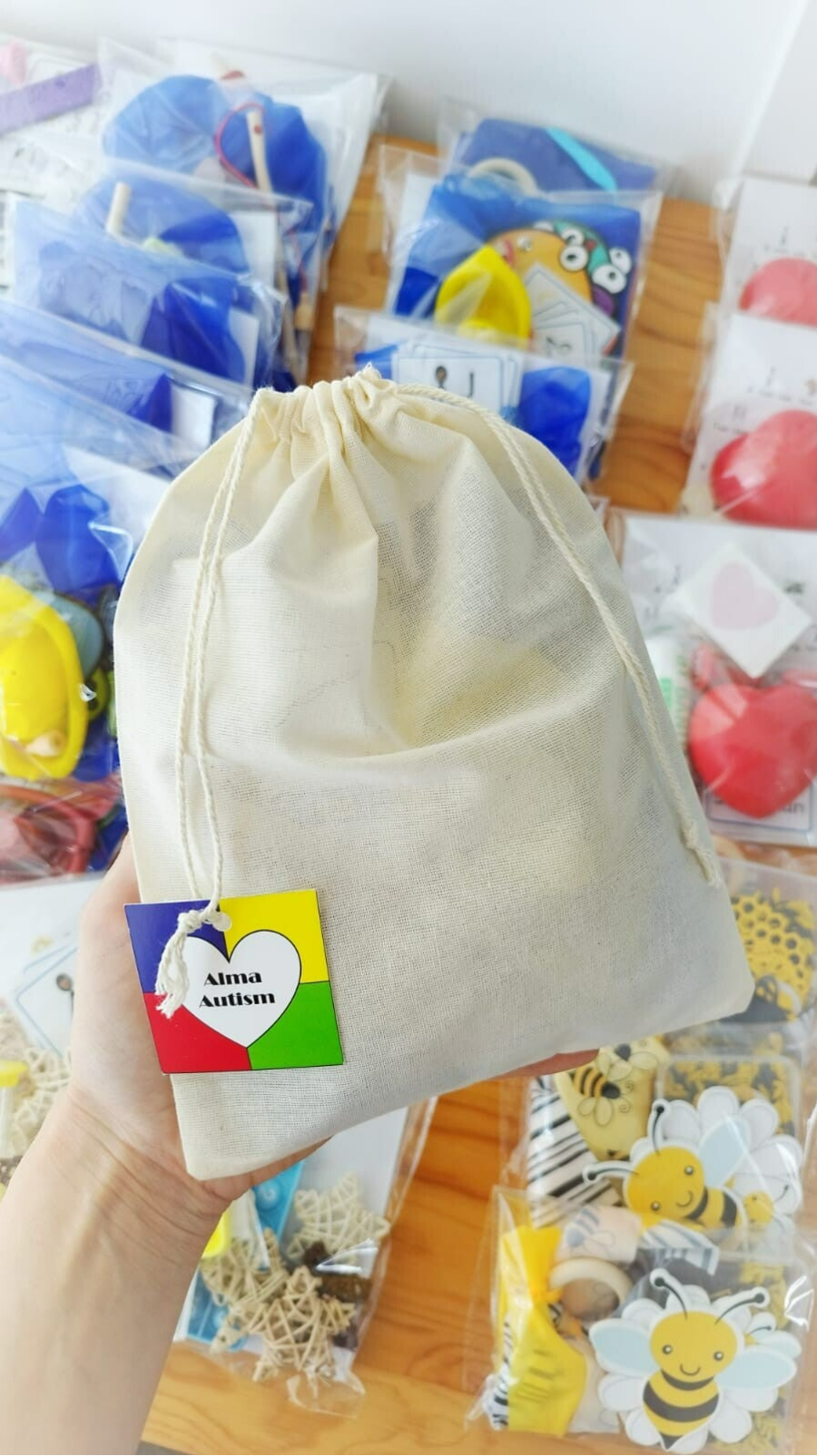 Sensory kits and small parts