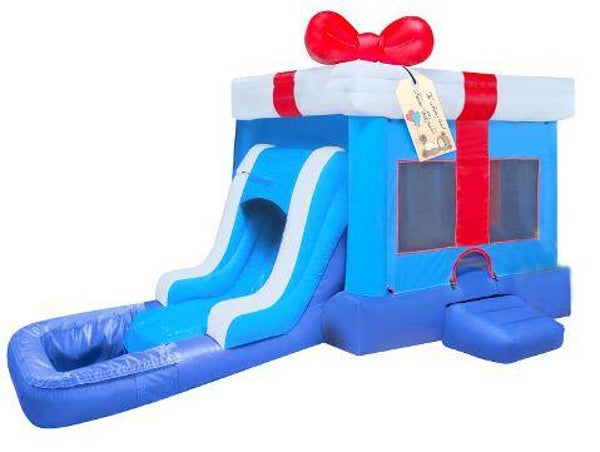 Blue Gift Water Slide