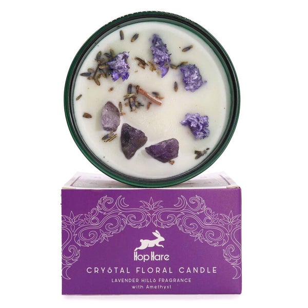 Hop Hare Crystal Candle - Lavender