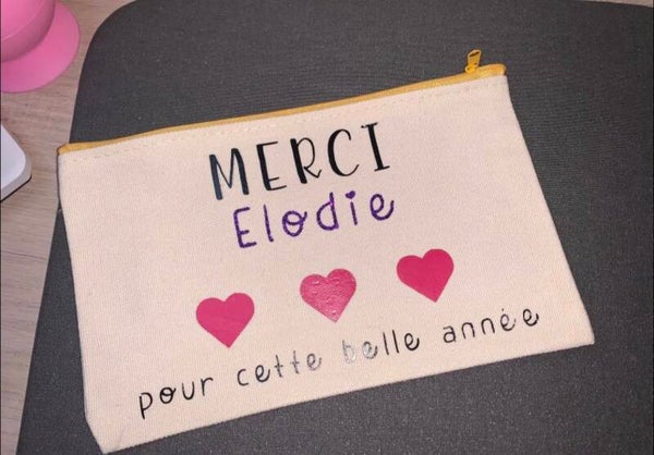 Trousse crayon MERCI