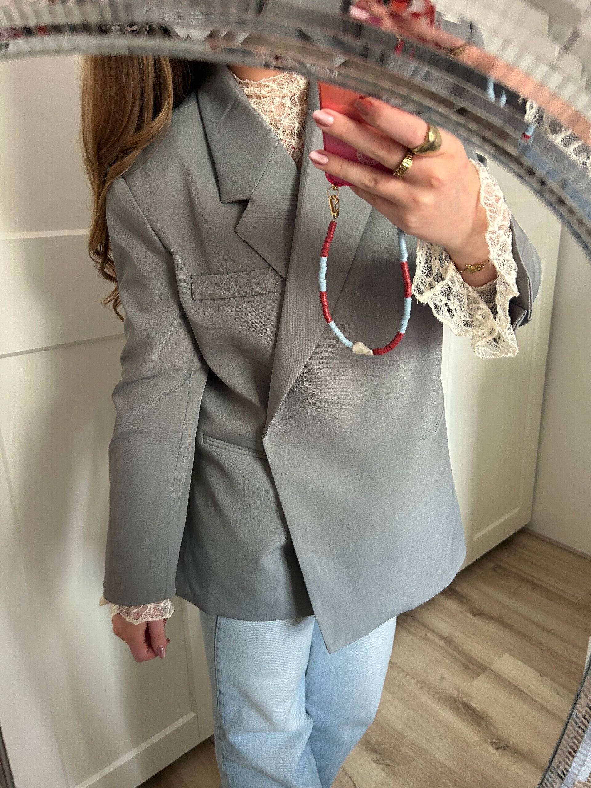 Oversized Blazer - Grey