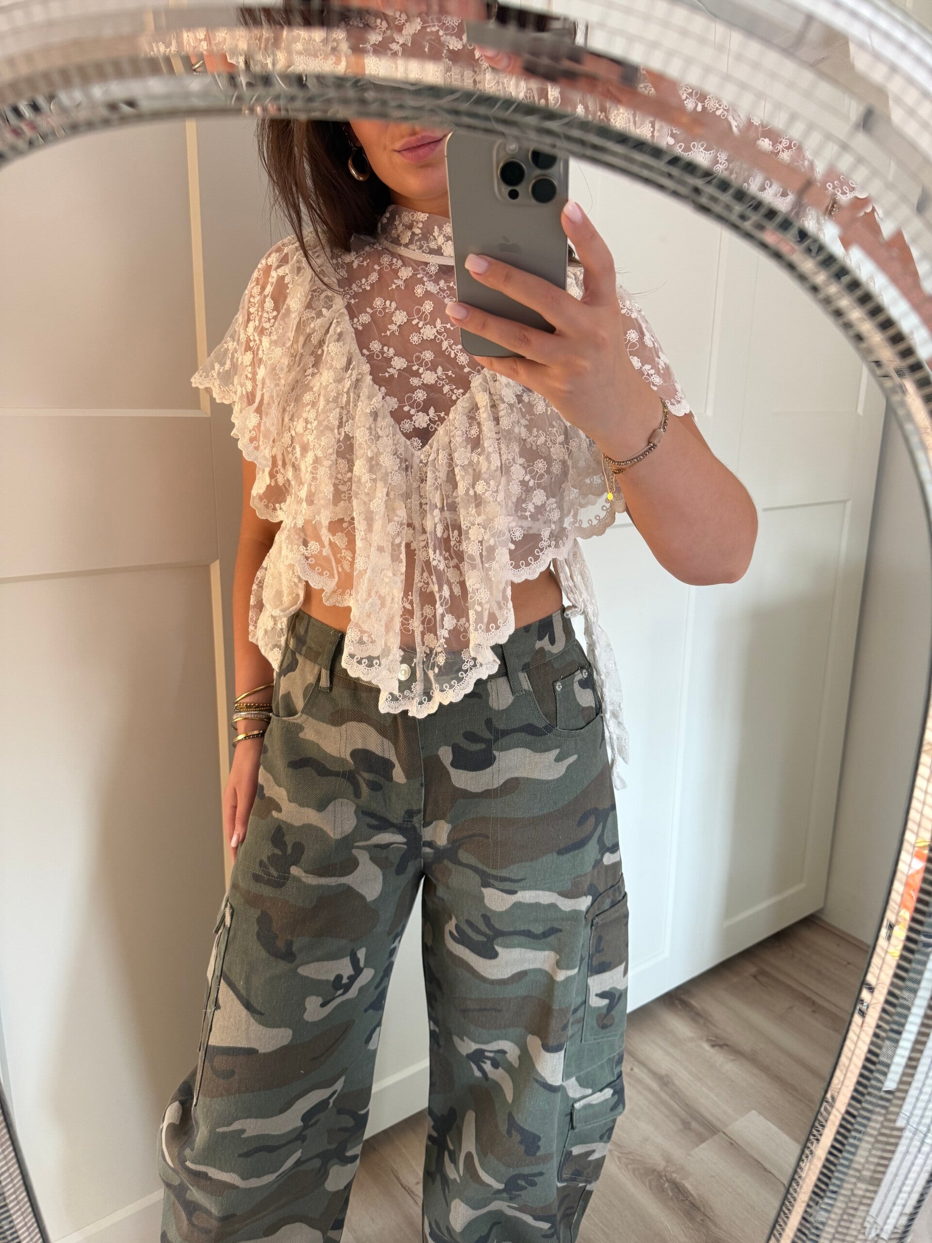 Lace Top - Crème