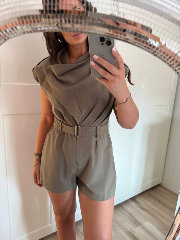 Playsuit - Hailey Khaki