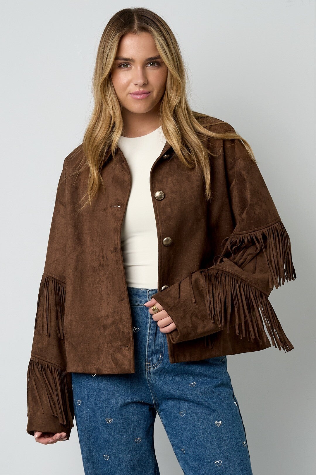 Jacket - Suede Franjes