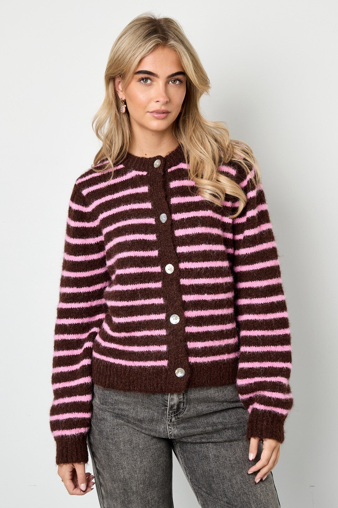 Vest - Espresso Pink
