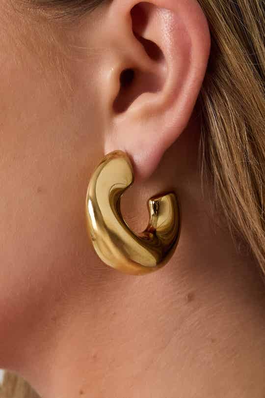 Oorbellen - Statement Gold