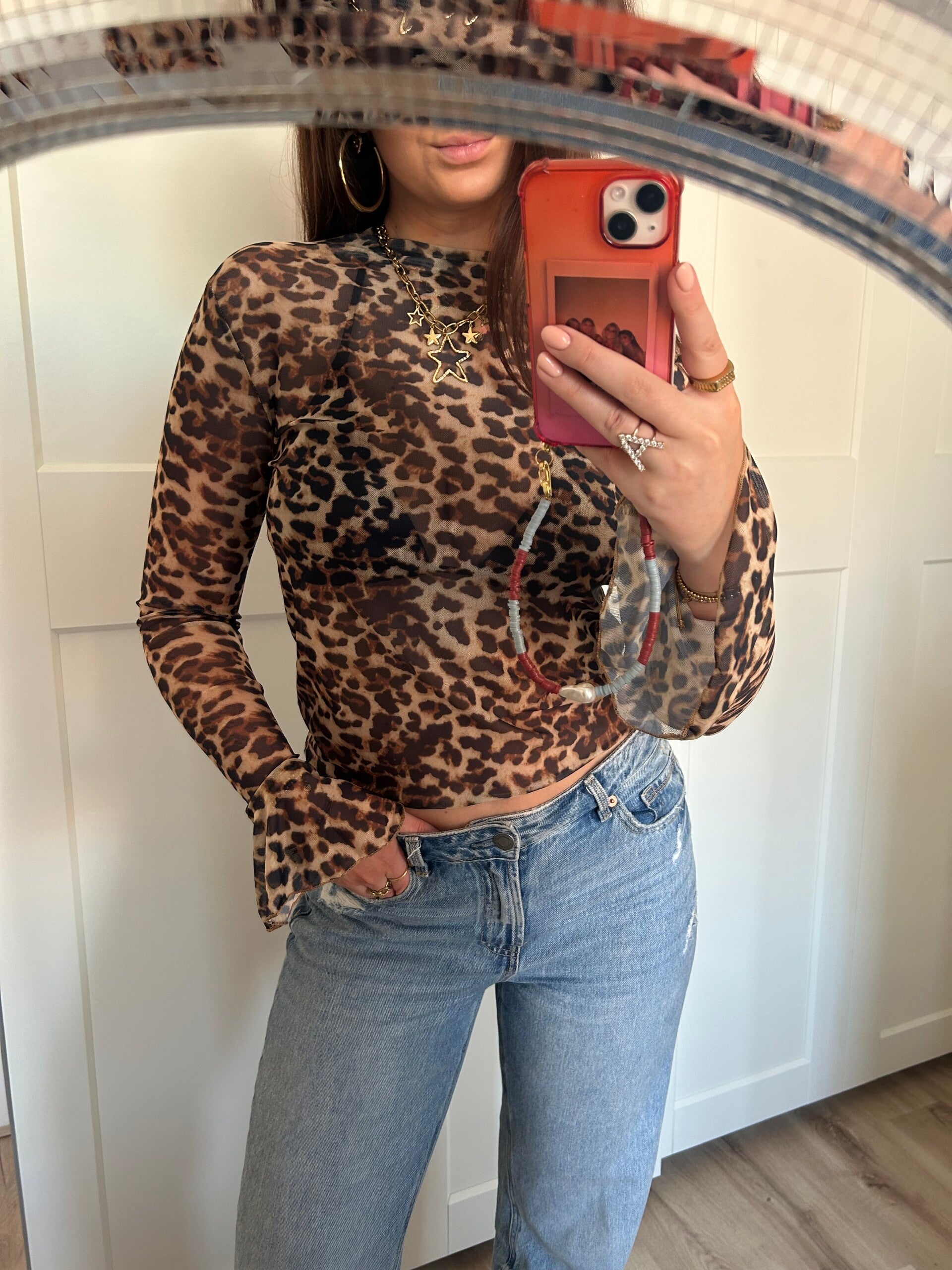 Top - Longsleeve Leopard