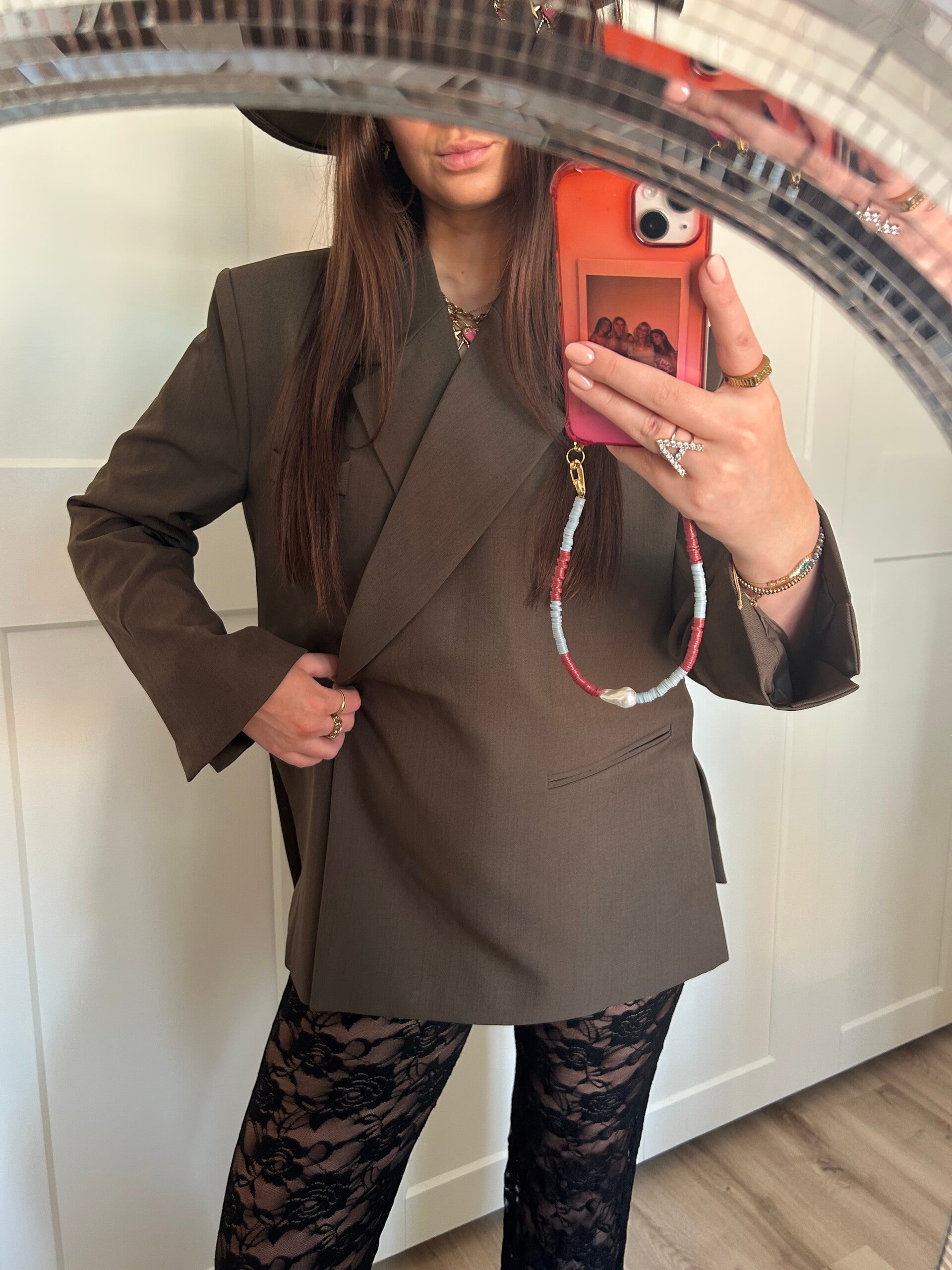 Oversized Blazer - Brown