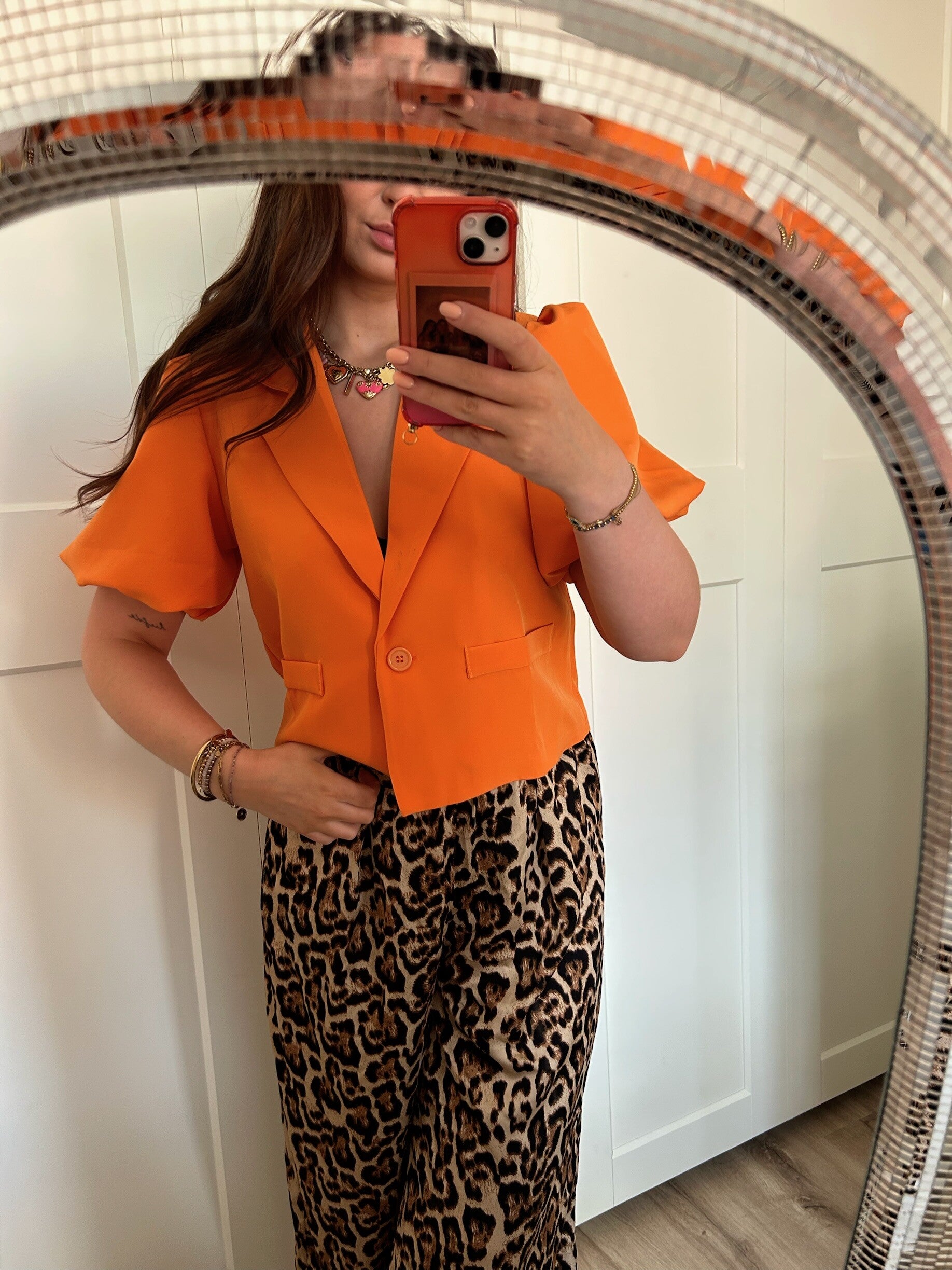Blazer - Short Orange