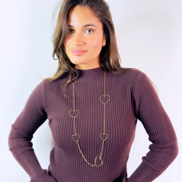 Ketting Lang - Open Hart