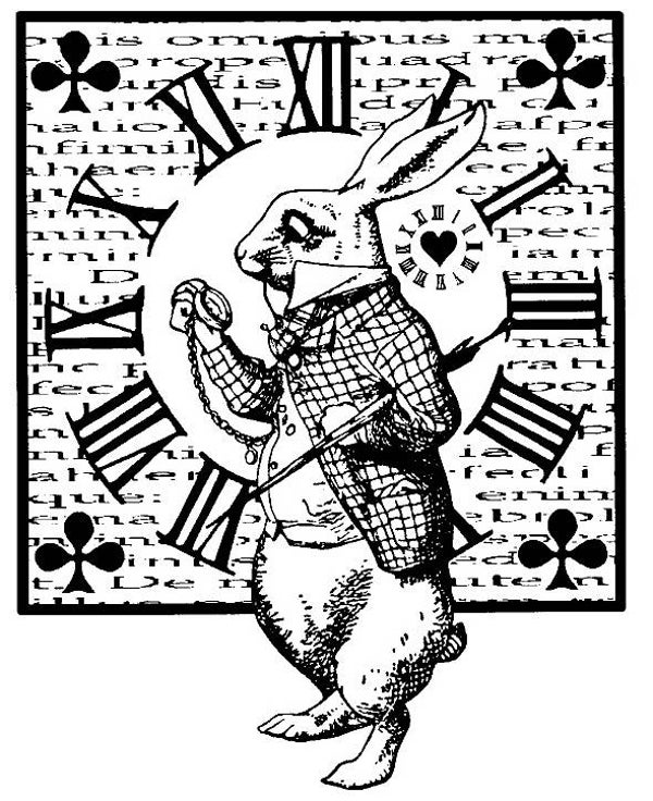 NS Q6104 Rabbit with clock